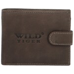 Pánská kožená peněženka WILD Parwen, tmavě hnědá