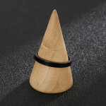 Elenys pánský prsten-3mm-černý Velikost: 11 (EU: 64-67)