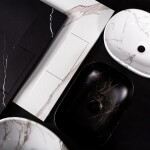 REA - Umyvadlo na desku Sofia Nature Marble REA-U6605