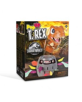 TOMY - Jurský svět - Společenská hra Vyskakovací T-Rex