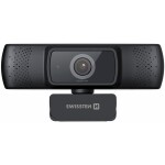 SWISSTEN Webcam FHD 1080P / 1920x1080@30FPS / záběr 84° / mikrofon / USB 2.0 (55000001)