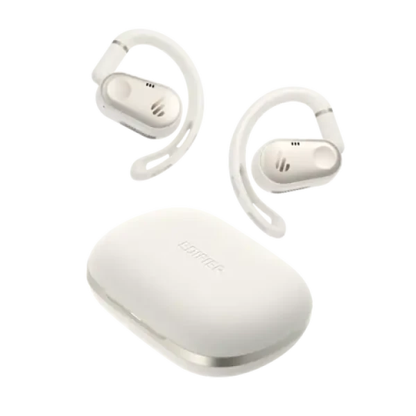 EDIFIER Comfo Flex Open-Ear bílá / bezdrátová sluchátka / mikrofon / TWS / Bluetooth 5.4 / IP55 / dobíjecí pouzdro (Comfo Flex White)