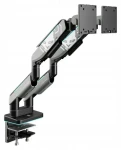 Diablo X-Arm Dual šedo-černá / Rameno na 2 monitory / Do 49" / RGB (1874)