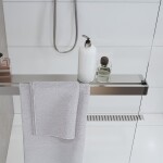 Mereo Polička k WALK IN do rostoru, 140 cm, chrom ALU CK10621PD