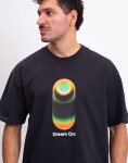Tričko Signal x Freshlabels Triko Orange/Green Faded Black