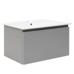 Koupelnová skříňka s umyvadlem Naturel Savona 98x43x44,8 cm šedá mat SAVONA100GM SAVONA100GM
