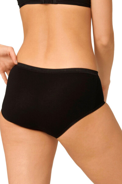 Dámské kalhotky Basic midi black - Sloggi černá 3XL