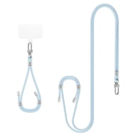 Spigen Universal Set 2 Cross Body Strap + Wrist Strap + ConTag2 mute blue (AFA08364)