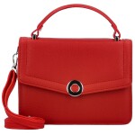 Módní dámská koženková kabelka do ruky MaxFly Jolanta, červená