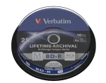 Verbatim M-DISC BD-R Blu-Ray SL 25GB 10ks / 4x / Inkjet printable / spindle (43825-V)