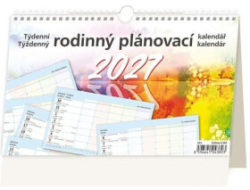 Kalendář stolní 2027 - Týdenní rodinný plánovací