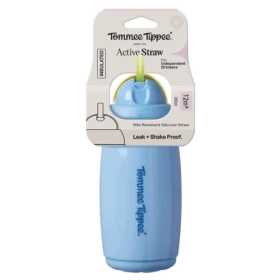 Tommee Tippee Active hrneček s brčkem 266 m 12m+ modrá (448013-T)