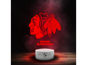 Great Branding Led Světlo Chicago Blackhawks NHL