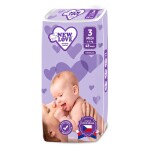 Dětské jednorázové pleny New Love Premium comfort 3 MIDI 4-9 kg 48 ks