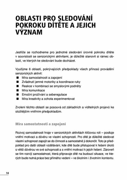 Senzorické hraní - Veronika Hořeňovská