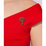 Vánoční brož Swarovski Elements Campana - vánoční zvonek, Barevná/více barev
