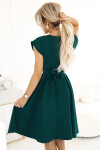 Dámské šaty 348-11 SCARLETT - NUMOCO zelená XXL