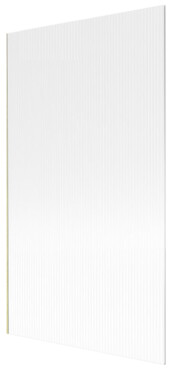 MEXEN - NEXT sklo k vanové zástěně 100x150 fix 6mm, proužky 895-100-000-00-09