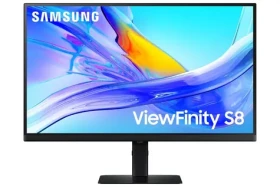 27" SAMSUNG ViewFinity S8 S80UD černá / IPS / 3840x2160 / 16:9 / 5ms / 1000:1 / 350cd-m2 / HDMI + DP / VESA (LS27D800UAUXEN)