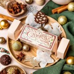 TEA HERITAGE Dárková sada organických čajů Cracker de Noel – 10 ks, růžová barva, papír