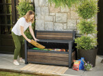 KETER DECO GARDEN lavice 227 L - Walnut
