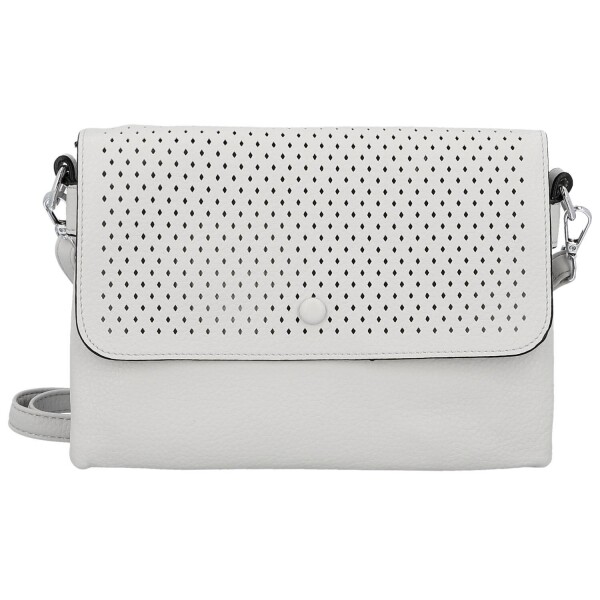 Trendy dámská koženková crossbody kabelka Kasandra, šedá