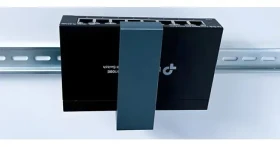 TP-Link Držák na DIN lištu 101x25mm šedá antracit / Držák na DIN lištu / Pro SG108xx, SF1006P, ER605, RP108GE (D-TPDIN158)