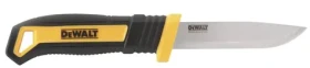 DeWALT DWHT1-10354 Řemeslnický nůž s pevným ostřím 90 mm a plastovým pouzdrem na opasek