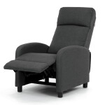 Polohovací křeslo, šedá, látka, TV-W3397 GREY2