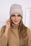 Dámská čepice Delia K260 light beige UNI
