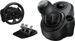 Logitech G923 + Driving Force Shifter černá / Herní volant + pedály + řadicí páka / PS5 PS4 PC / Trueforce / USB 2.0 (M-9068209)