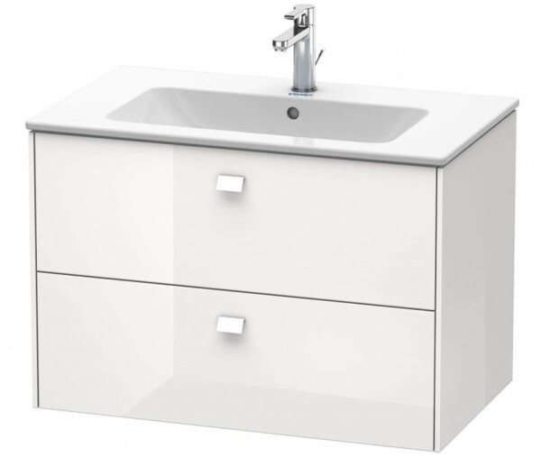 DURAVIT - Brioso Umyvadlová skříňka 55x82x48 cm, 2 zásuvky, lesklá bílá BR410202222