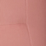 Křeslo, potah růžová manšestrová látka, dřevěné nohy, masiv kaučukovník