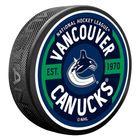 Mustang Puk Vancouver Canucks NHL Gear Textured Puck