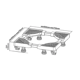Univerzální pohyblivý podstavec MC-855 / Podstavec / univerzální / 3,26 kg (MC-855)