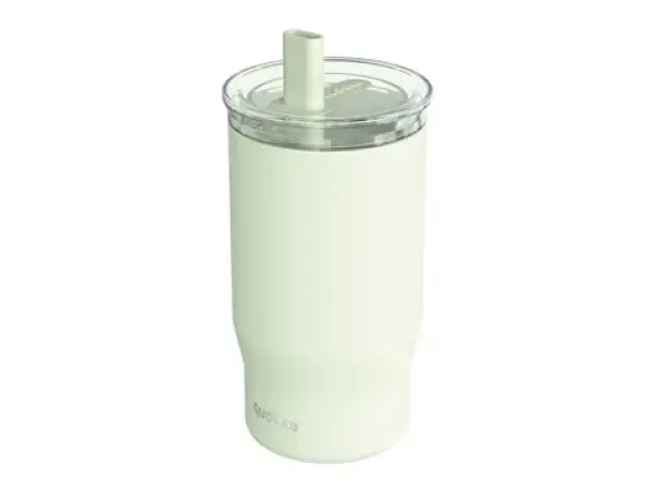 Quokka Nerezový termohrnek s brčkem Mist Pastel Green 720 ml (40139QO)
