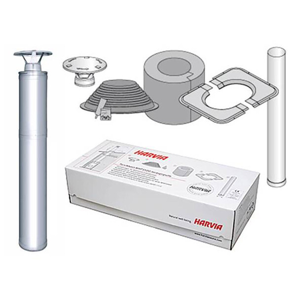 Komínový set HARVIA 1500 mm, steel CWHP1500L