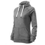 Mikina Voyage 451 dámská s dlouhým zipem a kapucí