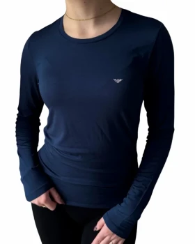 Dámské triko Emporio Armani EW001911 AF10889 modrá
