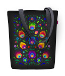 Bertoni Plátěná taška Sunny Oberek Black/Multicolour 29 cm x 40 cm x 36 cm x 8 cm