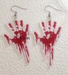 Ptakoviny.cz Náušnice krvavé ruce