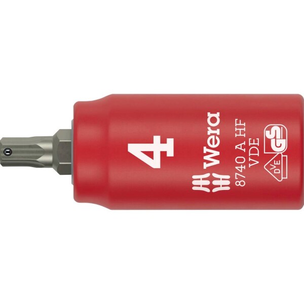 Wera 8740 A VDE HF 05005901001 inbus vložka pro nástrčný klíč 4 mm