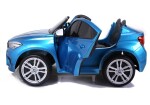 Mamido Elektrické autíčko BMW X6 M dvoumístné XXL lakované modré