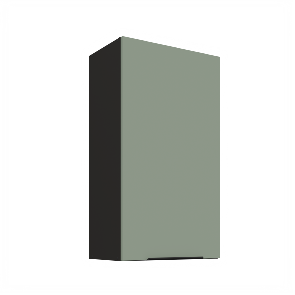 Horní skříňka Aria 50 G-90 1F Barva korpusu: Černá, Barva dvířek: SA - Aquamarine AFM