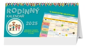 Rodinný kalendář 2025 stolní kalendář