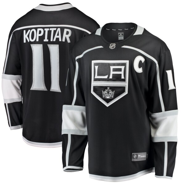 Fanatics Dětský dres Los Angeles Kings NHL # 11 Anze Kopitar Breakaway Home Jersey Velikost: L/XL