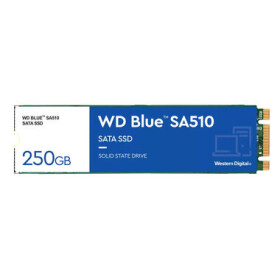 WD Blue SA510 250GB / M.2 SSD 2280 / SATA III / TLC / R: 555MBps / W: 440 MBps / 5y (WDS250G3B0B)