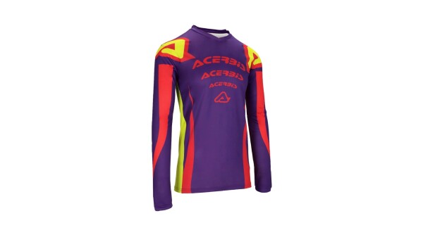 Dres Acerbis MX J-Track Inc fialová/červená vel. L fialová/červená L