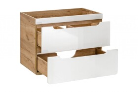 COMAD - Skříňka pod umyvadlo 60cm 2 zásuvky ARUBA BÍLÁ 5907611647172