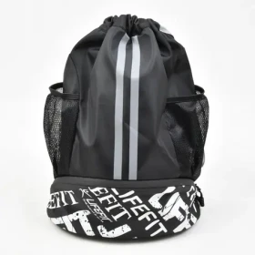 Lifefit Sportovní batoh černo-šedý / 28 l / Boční síťované kapsy / Polyester
